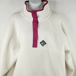 Vtg 80s Woolrich Woman Sigmet Gear White Pink L